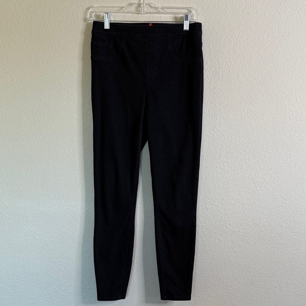 Spanx Jean-ish ankle leggings in black medium EUC